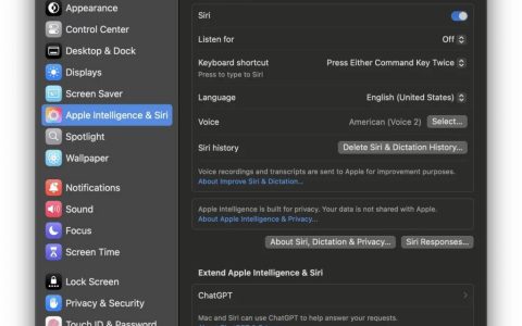 macOS Sequoia 15.2新增多项AI功能　集成ChatGPT成亮点