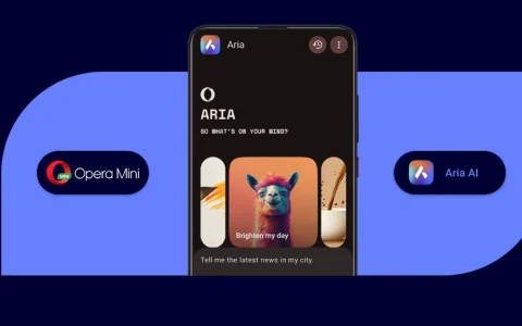 Opera Mini 将整套 AI 助手塞进了一个小巧的 Android 浏览器中