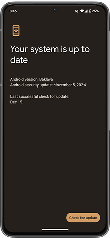 预计 “Android 16” 的品牌名称将取代 “Baklava” 这一代号。