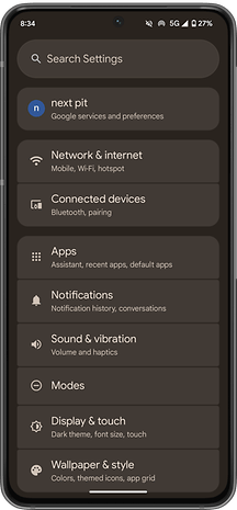 设置应用在 Android 15 更新中进行了彻底的改版，但应该从 Android 16 开始，更多的手机将会使用这一更新。
