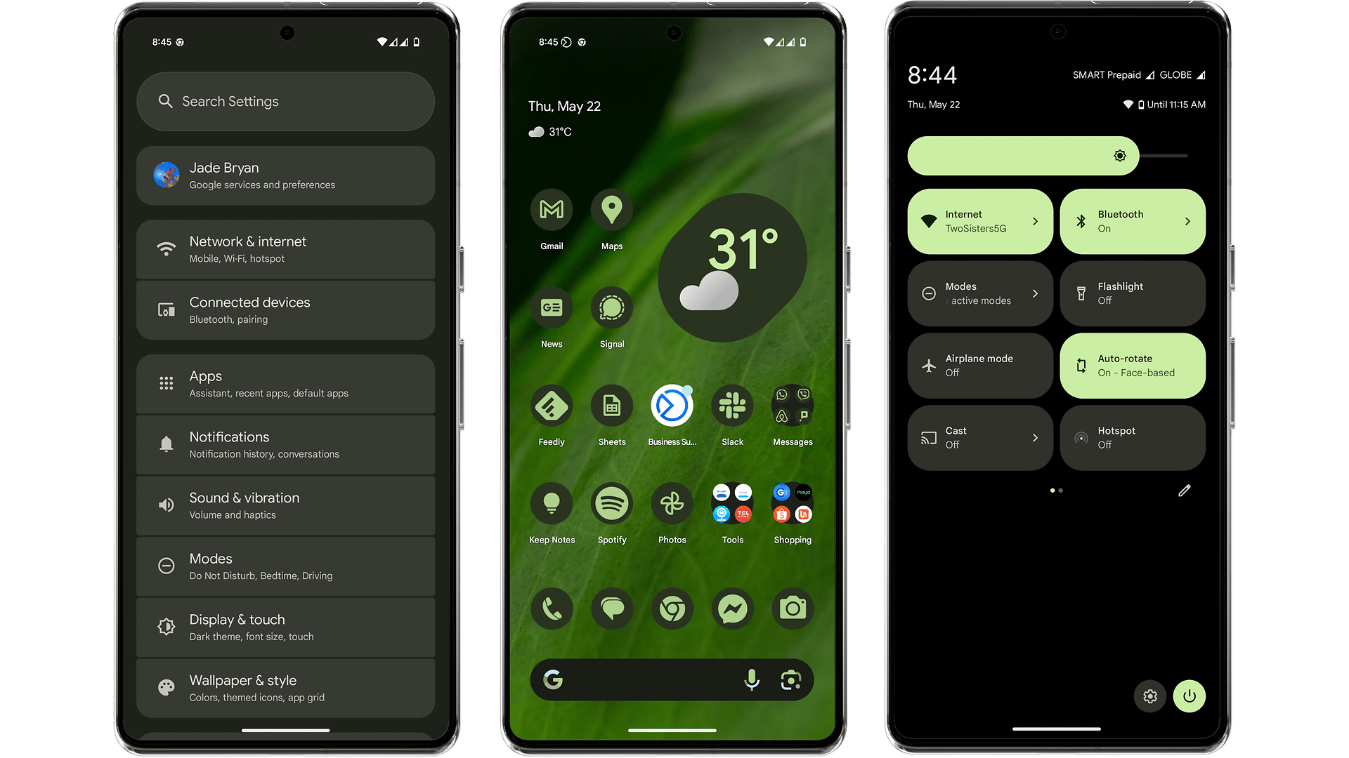 Android 15 中的设计语言