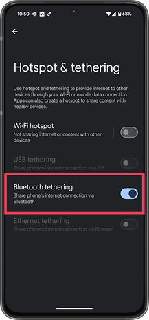 蓝牙共享速度较慢，且不提供与 Wi-Fi 共享相同程度的自定义功能。