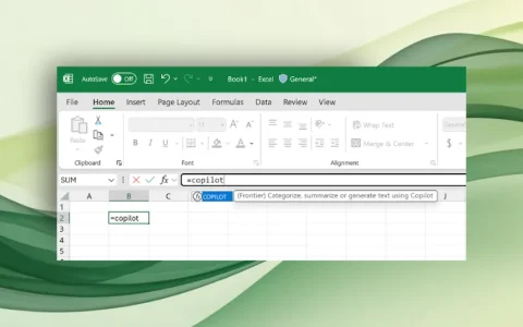 微软将 Copilot 集成到每个 Excel 单元格中