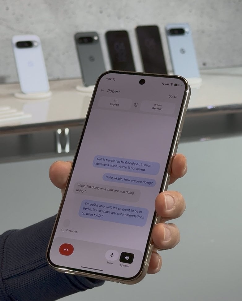 Pixel 10 上的实时翻译功能
