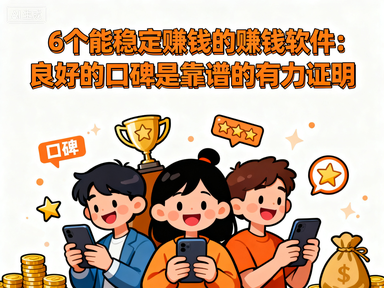 2025年6个口碑好、稳定能赚钱的软件推荐