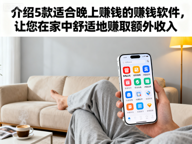 5款适合晚上赚钱的赚钱软件，在家就可以做兼职