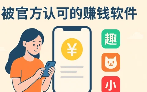 被官方认可的赚钱软件（5款靠谱的手机赚钱软件）