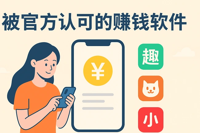 被官方认可的赚钱软件（5款靠谱的手机赚钱软件）