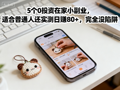 5个0投资可以在家做的副业（0投资每天能赚80元）